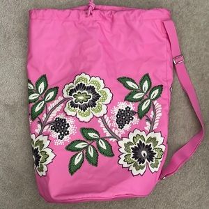 Vera Bradley XL Lined Floral Pattern Laundry Bag